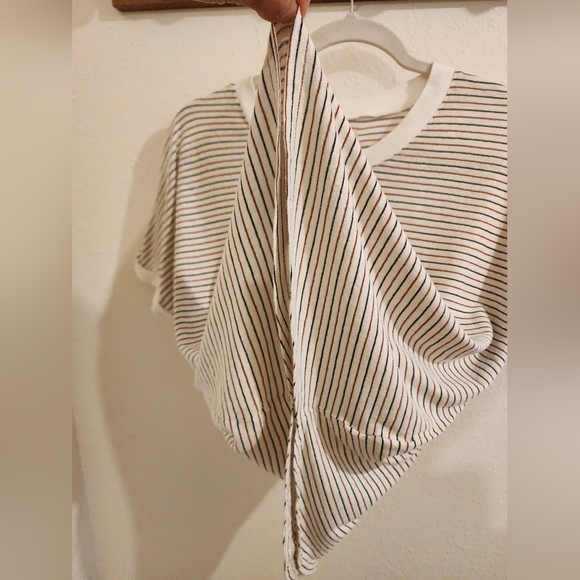 Madewell Striped Short Sleeve Tee - Black and White - Picture 8 of 8
